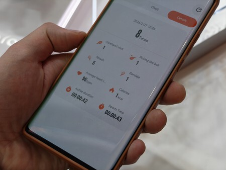 Un ejemplo de las métricas asociadas al pádel | Imagen: Xataka