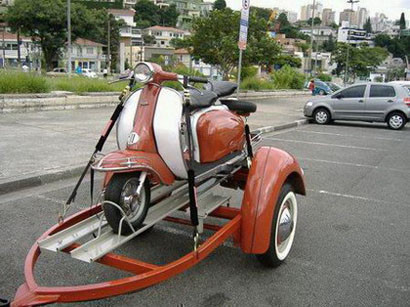 Lambretta Volkswagen Beetle remolque