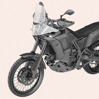 Así de bien luce la versión más aventurera de la Yamaha Ténéré 700, en las imágenes de la patente