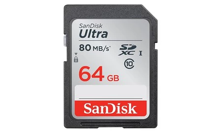Con la SanDisk Ultra de 64 Gb por 19,90, te ahorrarás unos euros en una tarjeta con mucho espacio para tus fotos