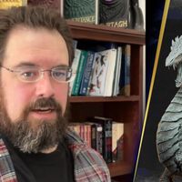 Uma campanha no Kickstarter do autor de Eragon foi originalmente planejada para financiar taxas alfandegárias adicionais para uma estátua, mas agora está sendo transformada em um novo livro 