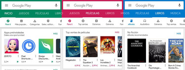 Cambios en Google Play: nuevos colores, tarjetas en reseñas, proteger actualizaciones y más 