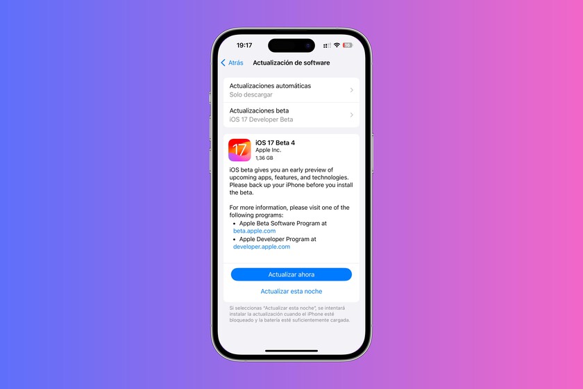 Ya disponible iOS 17 beta 4, con enormes mejoras en el rendimiento de ...