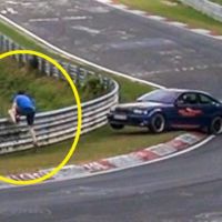 Esto es el caos en Nürburgring por una mancha de aceite y un candidato a salto de altura en los próximos Juegos Olímpicos