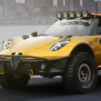 Sabemos que no pasará, pero nos encantaría ver este Alfa Romeo 4C competir en el Rally Dakar