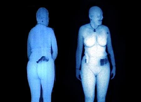 Desnudos en los controles de los aeropuertos europeos