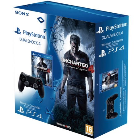 Pack Uncharted 4 + Mando DualShock PS4 por 69,95 euros y envío gratis