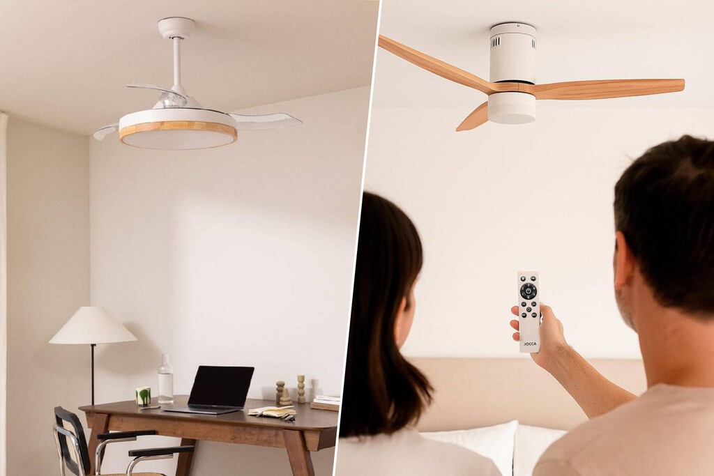 Cinco ventiladores de techo fáciles de instalar sin obras: ahorra en tu factura de la luz este verano con estos modelos rebajados