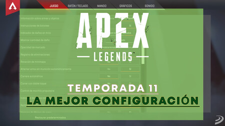 La mejor configuración de opciones para la Temporada 11 de Apex Legends