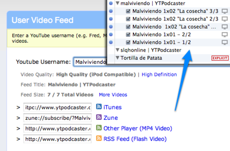 Llena tu iPod de vídeos de YouTube con YTPodcaster