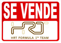 HRT pone el cartel de "Se Vende" 