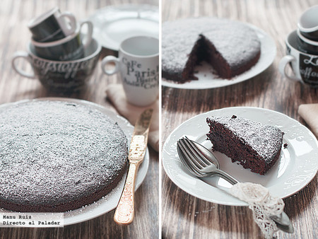 Pastel de chocolate estilo francés. Receta