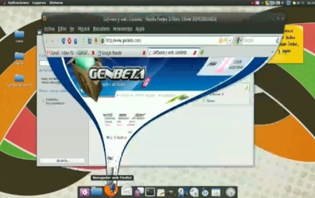 Docky con efecto Genie al minimizar