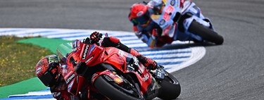 ¿Cuándo se quedará atrás la Ducati GP23 de Marc Márquez respecto a la GP24? La historia dice que muy pronto, pero aún no 