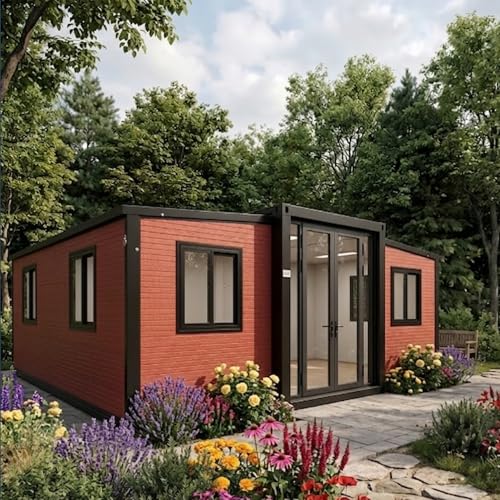 SOLUTION´S HOUSE® Casa Prefabricada Expandible 19m², 37m², 57m² y 75m² | Cocina, Baño. Instalación Eléctrica y Fontanería Incluidos | Materiales de Máxima Calidad | Distribución 100% Personalizable