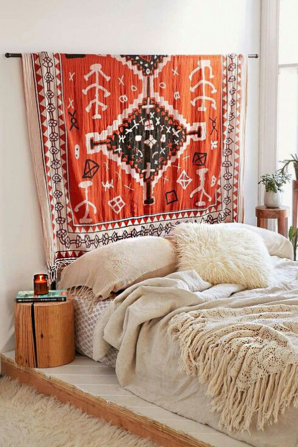 17 ideas para decorar tu dormitorio con estilo Hippie