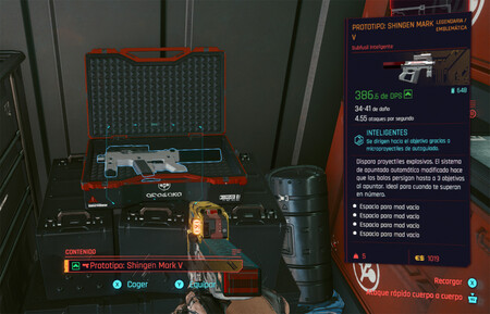 Las mejores armas gratis de Cyberpunk 2077: Prototipo Shingen Mark V