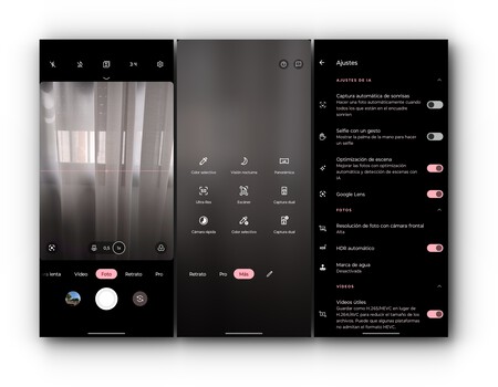 Capturas App Cámara Motorola Moto G84 5G
