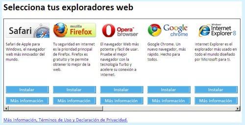navegadores en windows