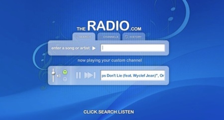 TheRADIO, buscador de temas musicales