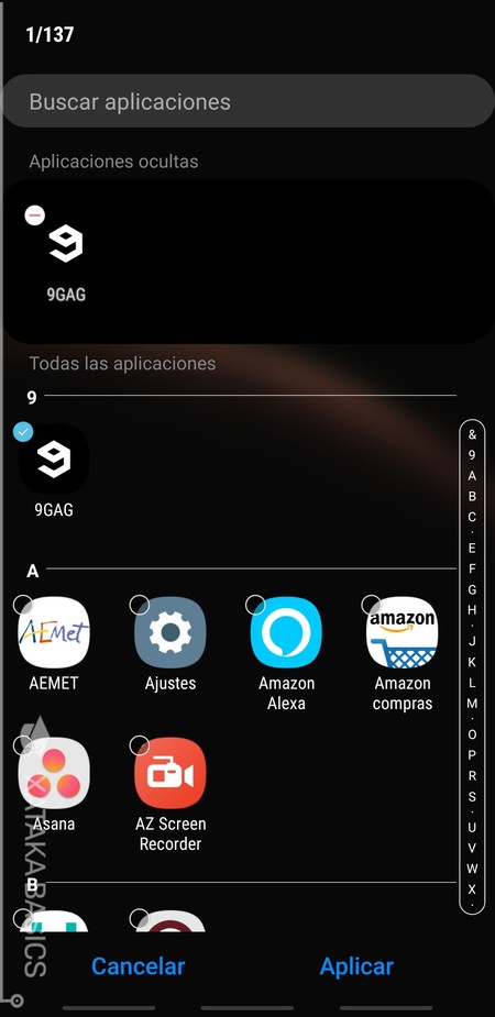 Oculta Apps