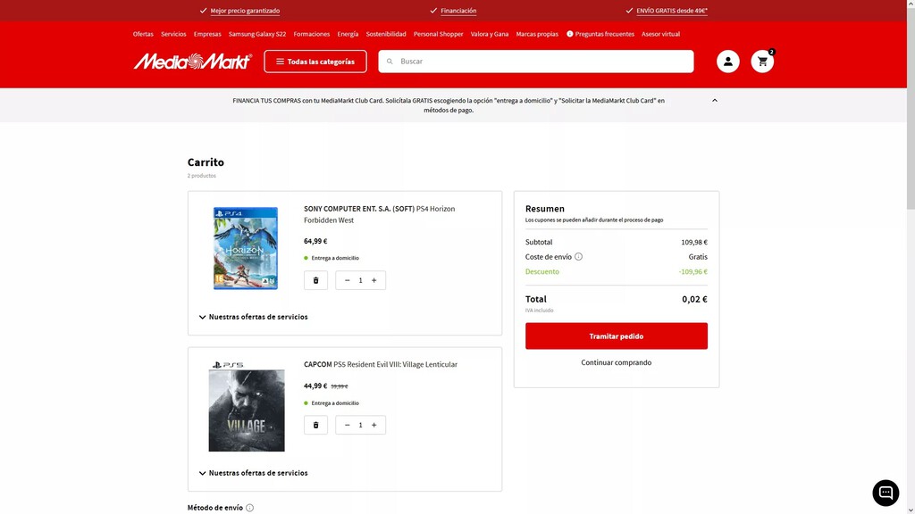 MediaMarkt deja todos sus juegos a un céntimo por error: estas son las (pocas) posibilidades de que los compradores se los puedan quedar