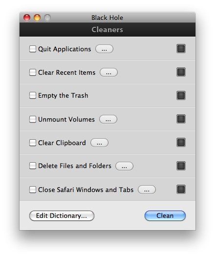 Limpia todo a tu paso con Black Hole para Mac