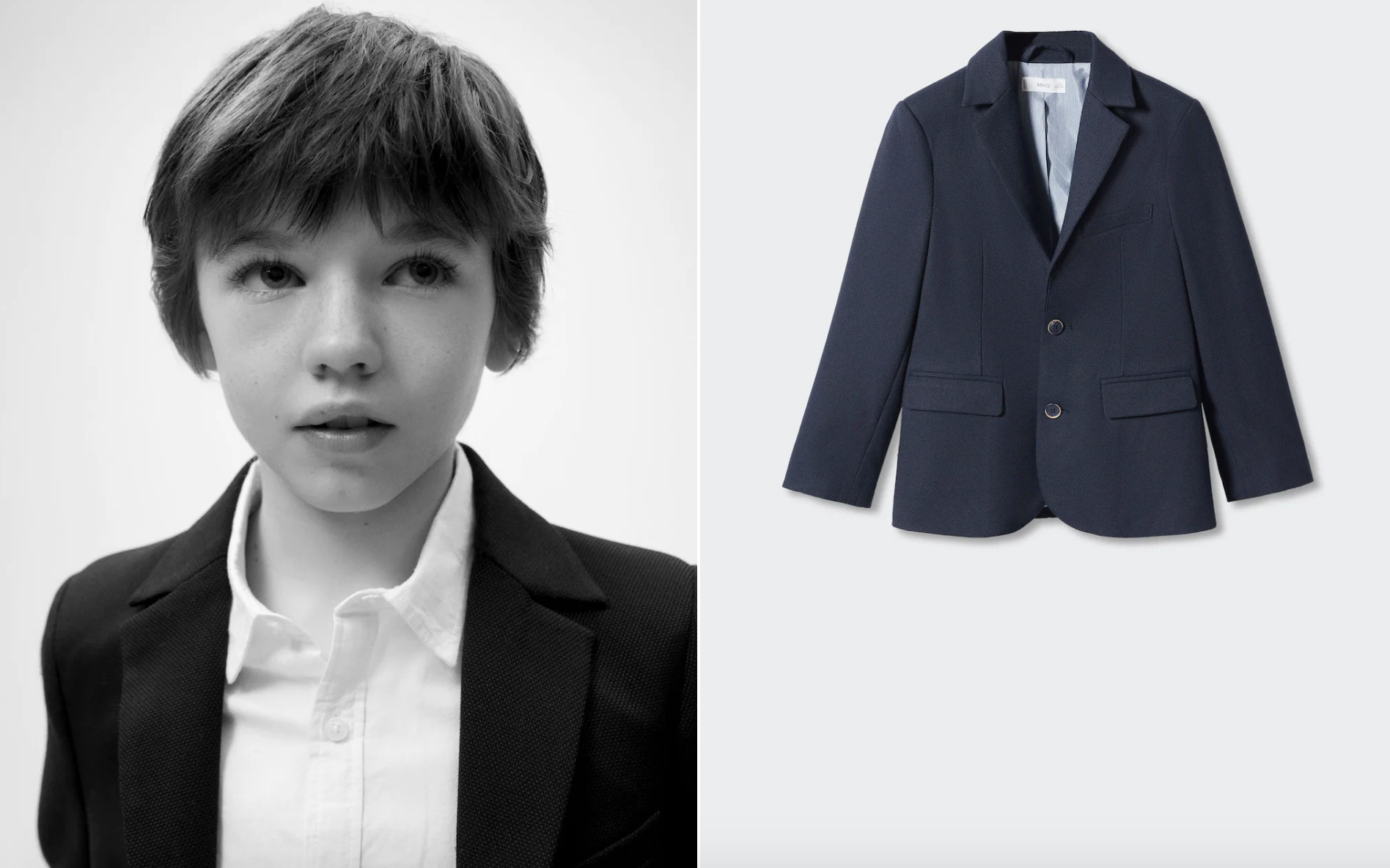 Americana de traje de estilo clásico