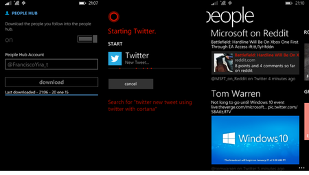 ¡Por fin! Twitter recibe una actualización para integrarse mejor con Windows Phone 8.1 y Cortana