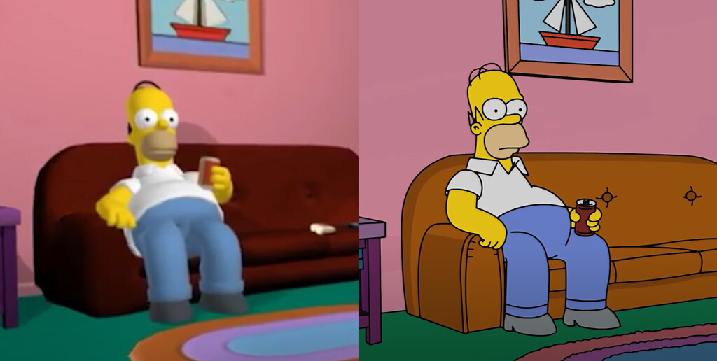 La remasterización de Simpsons Hit & Run con lo que siempre has soñado: nuevas cinemáticas 2D y texturas HD gracias a un fan La remasterización de Simpsons Hit & Run con lo que siempre has soñado: nuevas cinemáticas 2D y texturas HD gracias a un fan