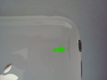Grietas en los iPhone 3G Blancos