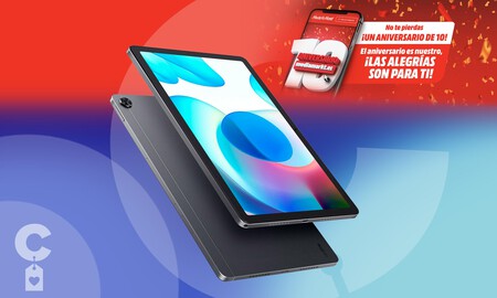 La mejor relación calidad precio en forma de tableta nos cuesta aún menos en el Aniversrio de MediaMarkt: realme Pad por 179 euros