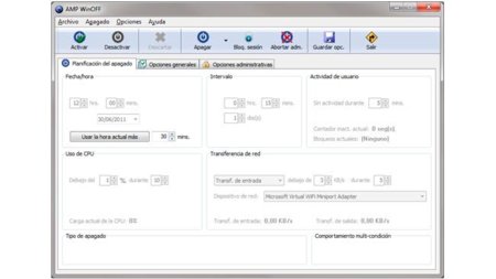 Programa el apagado de tu ordenador con AMP WinOFF
