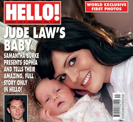 Jude Law vuelve a ser padre... y la conoce por la prensa