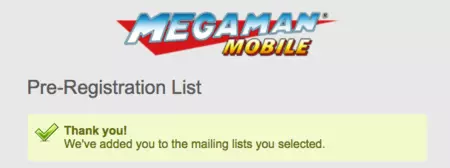 カプコン ロックマン 事前登録