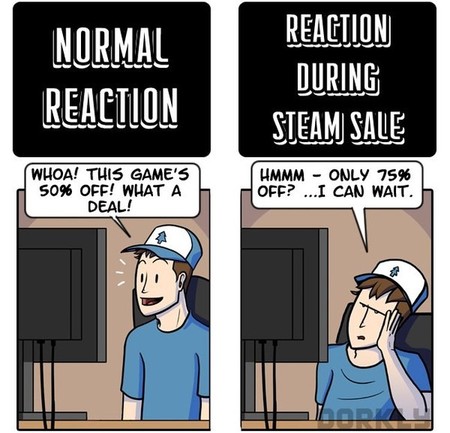 Imagen de la semana: las reacciones ante las rebajas veraniegas de Steam