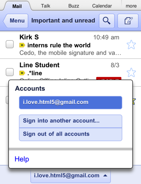 Google actualiza la versión web de Gmail con la posibilidad de usar múltiples cuentas