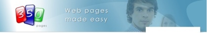 350 pages, creando nuestro sitio web en segundos