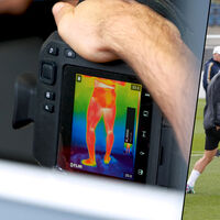 El Real Madrid y más equipos confían en una cámara térmica que apunta a sus jugadores para prevenir lesiones. Es tecnología española