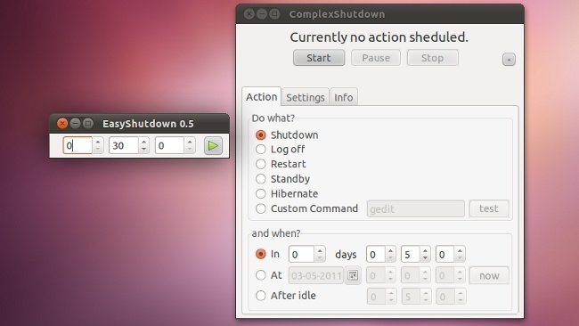 Apaga tu ordenador de manera gráfica en Ubuntu tras un periodo de tiempo