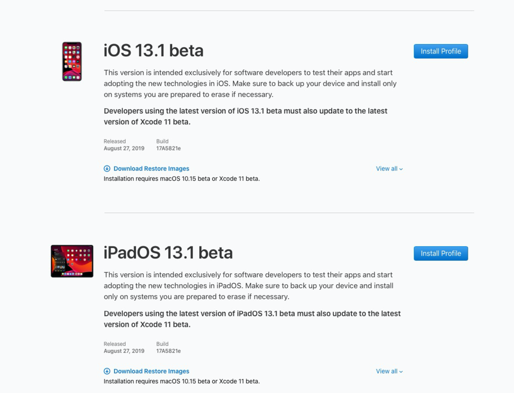 No, no es un error: Apple lanza la primera beta de iOS y iPadOS 13.1 No, no es un error: Apple lanza la primera beta de iOS y iPadOS 13.1