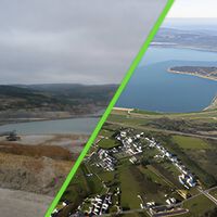 En 2008, España llenó de agua una mina de carbón. Cuatro años después, se convirtió en el lago artificial más grande del país 