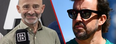 El nuevo truco de Fernando Alonso para vengarse de Antonio Lobato: ignorar los micrófonos de DAZN cuando los ve