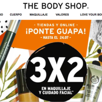 3x2 en maquillaje y cuidado facial de The Body Shop 