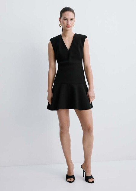 vestido corto evasé