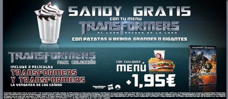 Celebra el estreno de 'Transformers' en Burger King