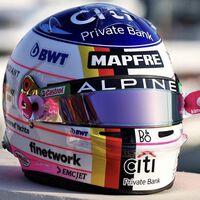 ¡Precioso! El casco con el que Fernando Alonso homenajeará a Sebastian Vettel en su última carrera en Fórmula 1 