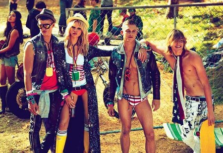 Nos vamos de festival en la campaña Primavera-Verano 2012 de Dsquared2