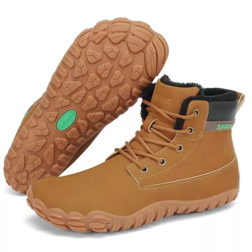 SAGUARO Zapatillas Barefoot Invierno Hombre 
