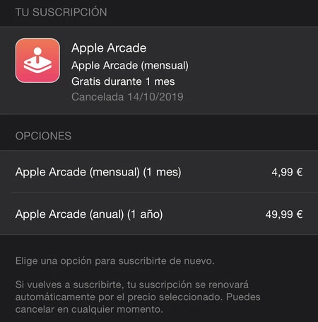 Apple Arcade 1 年間のサブスクリプション